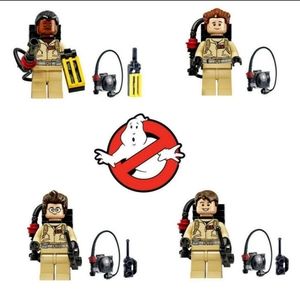 Minifigure - Ghost Busters set of 4 minifigures Brand New In Package